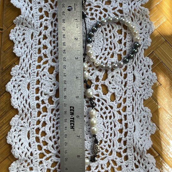 Tica Rose 925 pearl necklace & bracelet - Picture 13 of 16